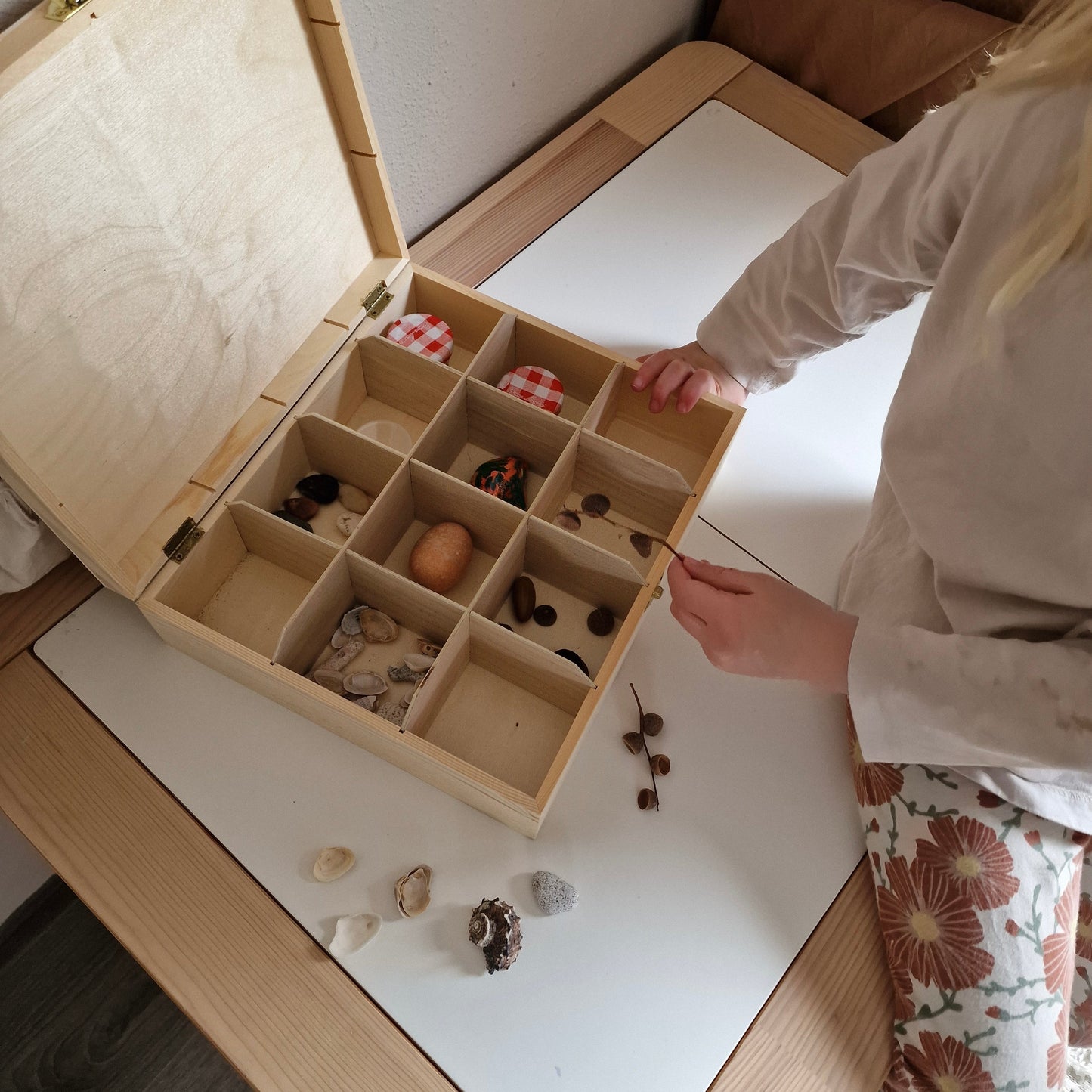 Opbergen | schatkist met symbool