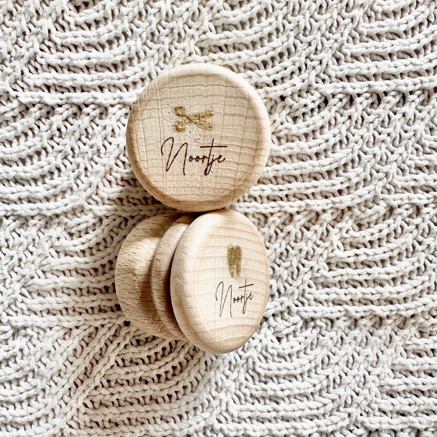 Memories | setje haarlok & melktandjes