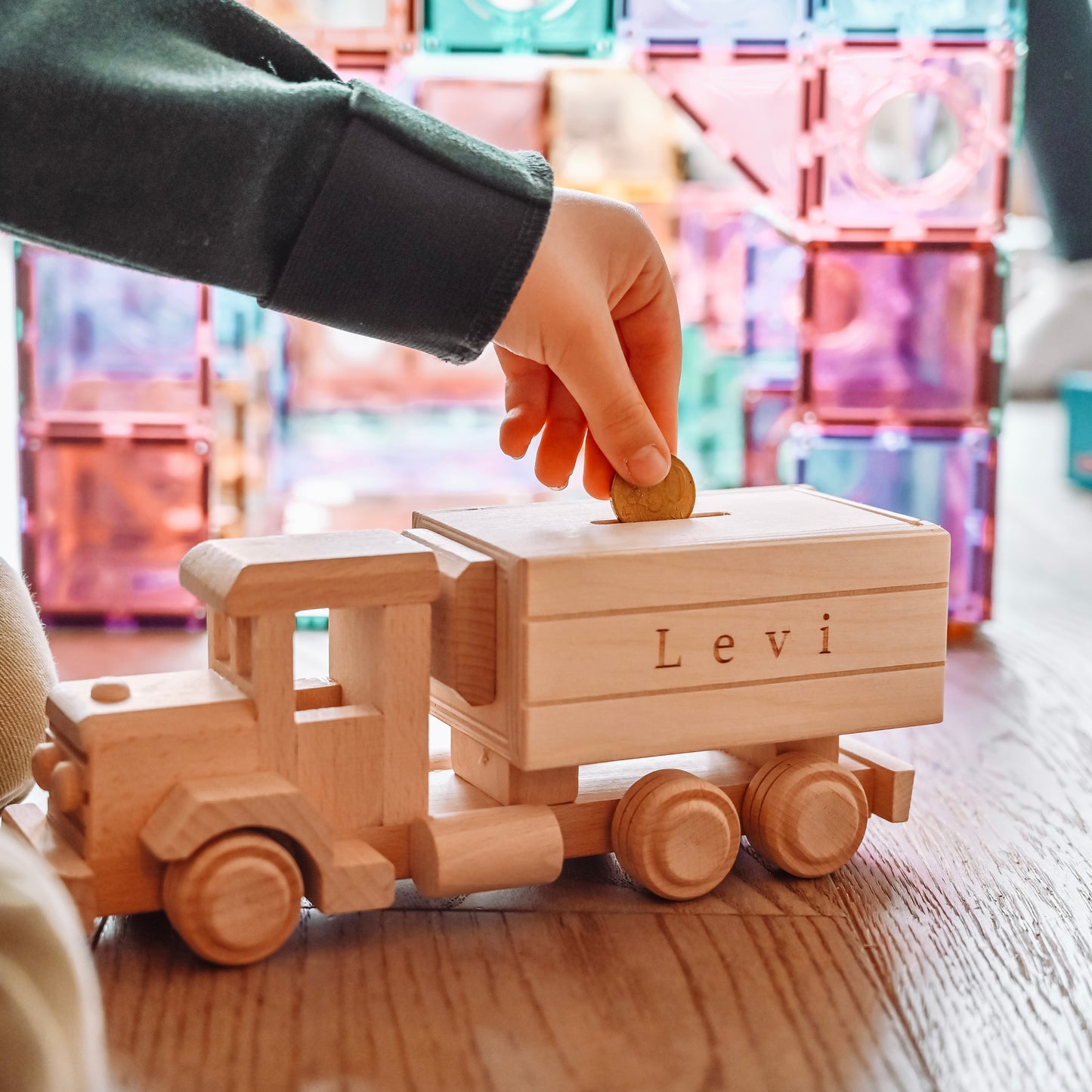Voertuig | spaarpot vrachttruck