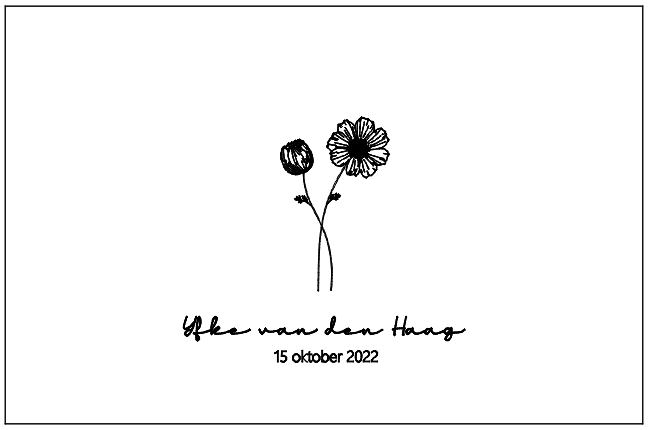 Memorybox | Geboortebloem