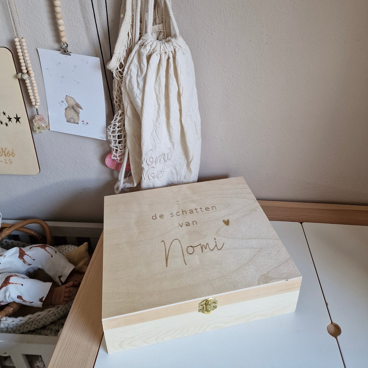 Opbergen | schatkist met naam