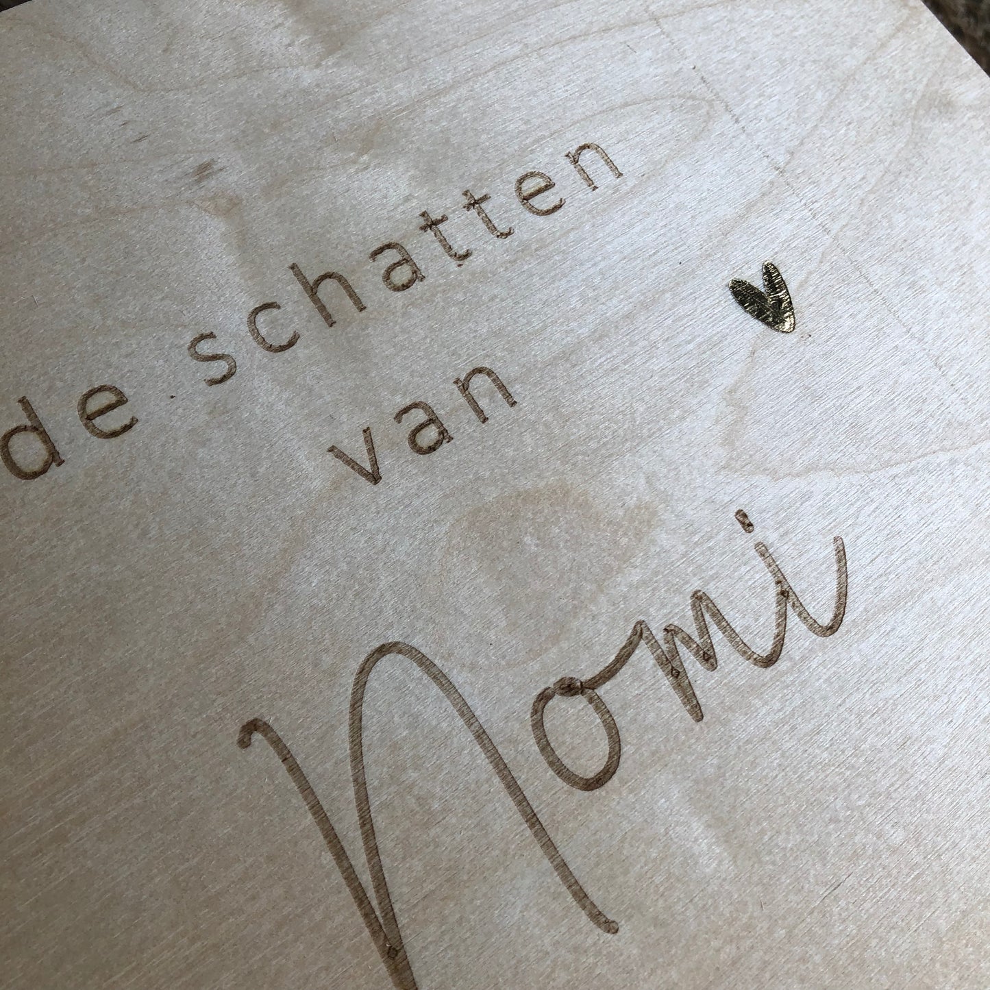 Opbergen | schatkist met naam