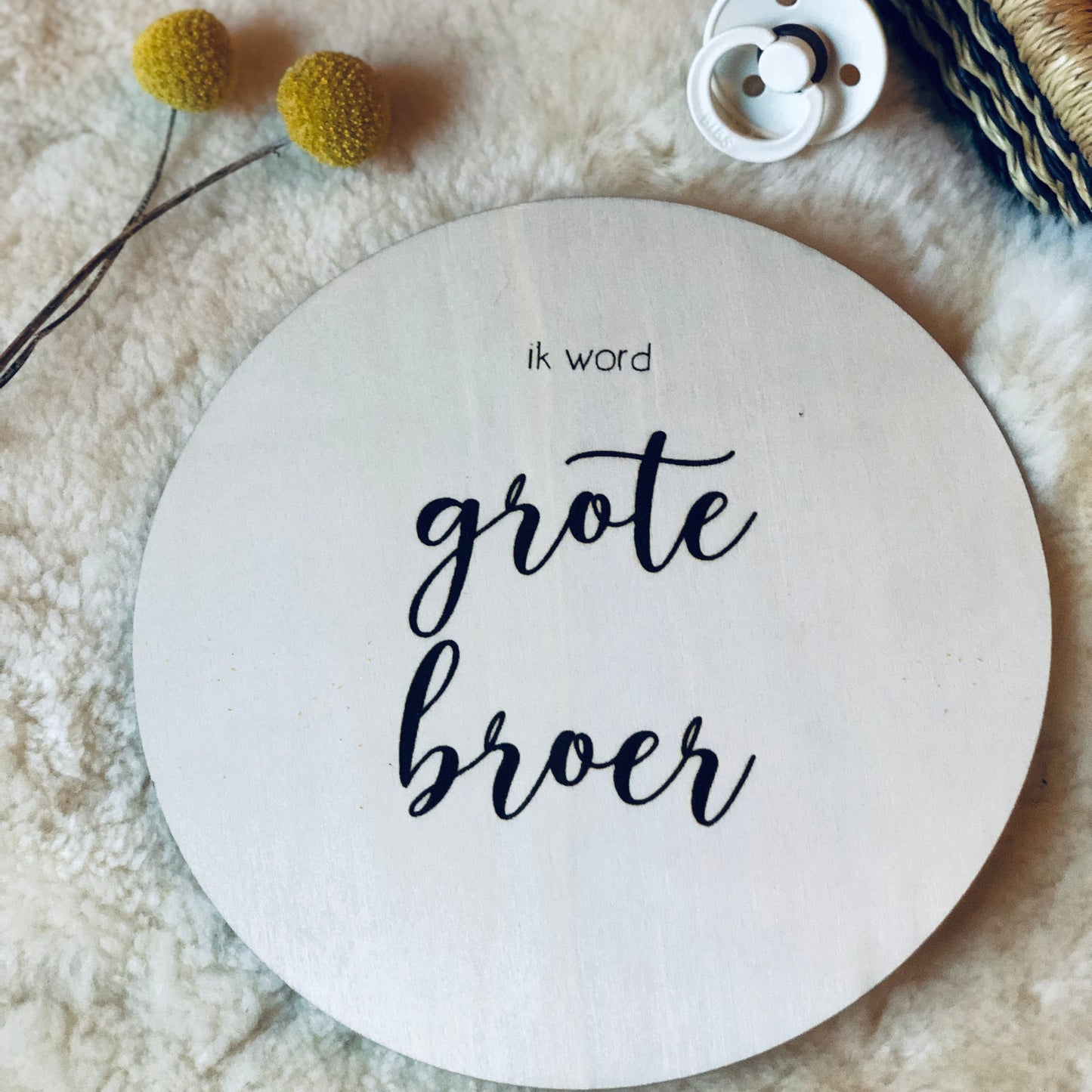 Aankondiging | grote broer