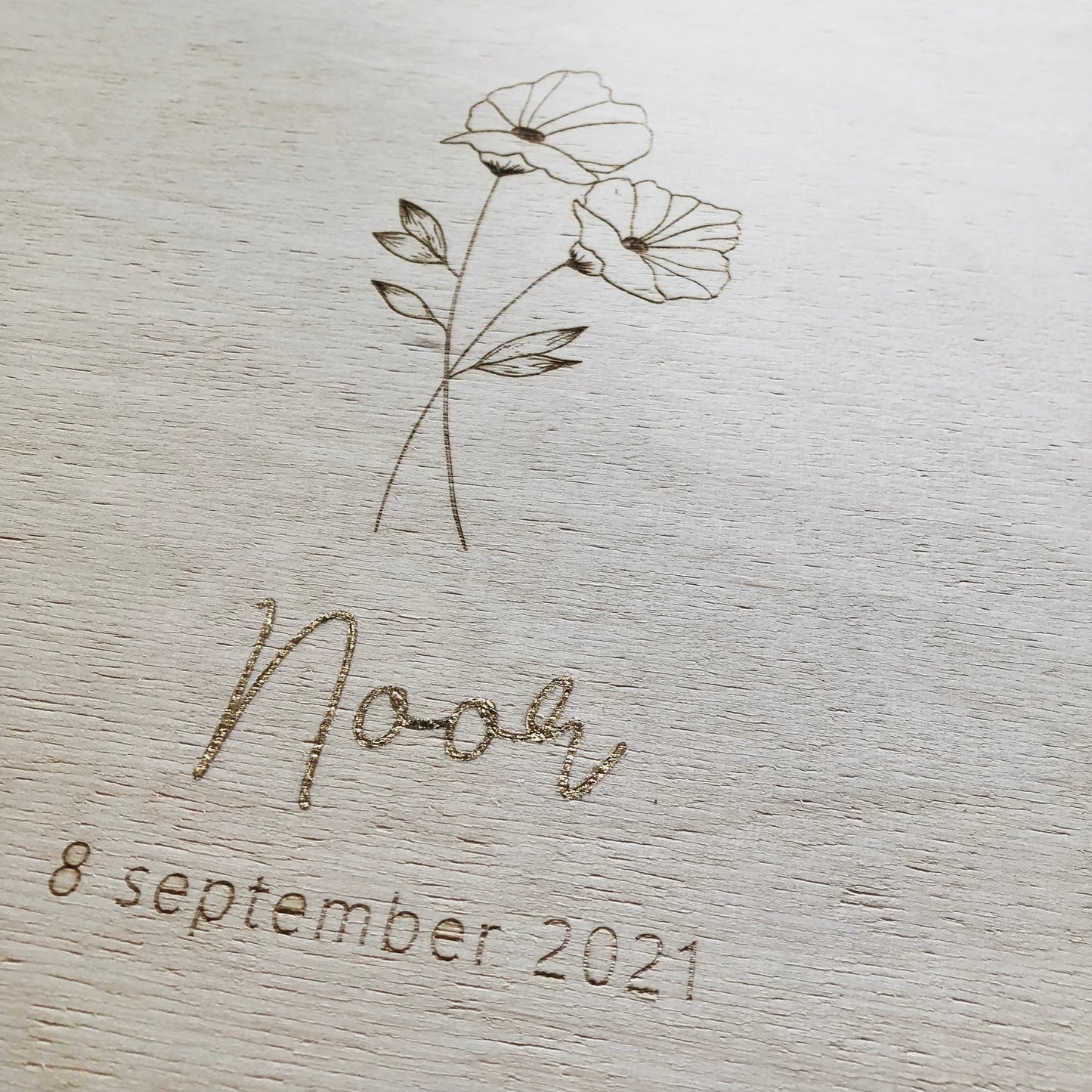 Memorybox | Geboortebloem